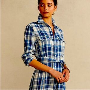 Polo Ralph Lauren Plaid Shirt Dress